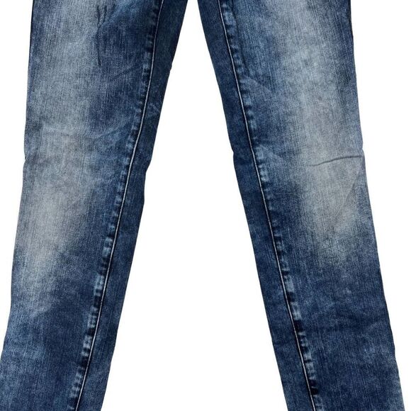 Pre-owned H&M Women Blue Jeans Slim Fit Stretch Cotton Skinny Denim US 26 Turkey - Picture 5 of 14